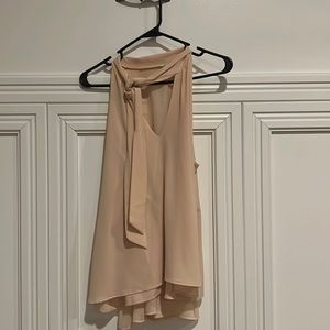 Caramela Peach Sleeveless Blouse Sz L